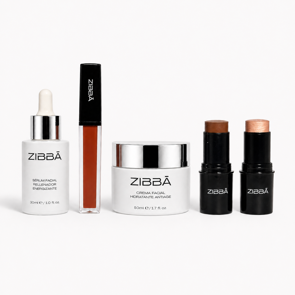 All Night Kit / Sérum - Labial Larga duración - Crema facial - Contour - Highlighter